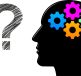 question, brain, ideas
