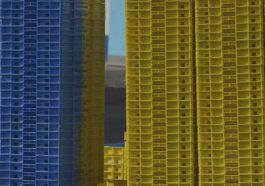 crates, plastic, stacking, colors, dock, yellow, blue, factory, shouted, crates, factory, shouted, shouted, shouted, shouted, shouted