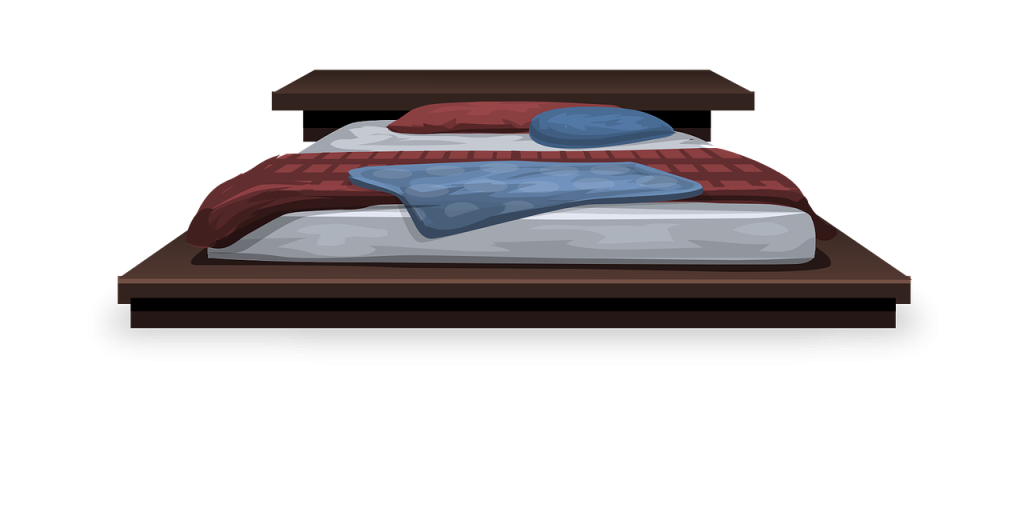 Bed Furniture Bedding Pillows - OpenClipart-Vectors / Pixabay