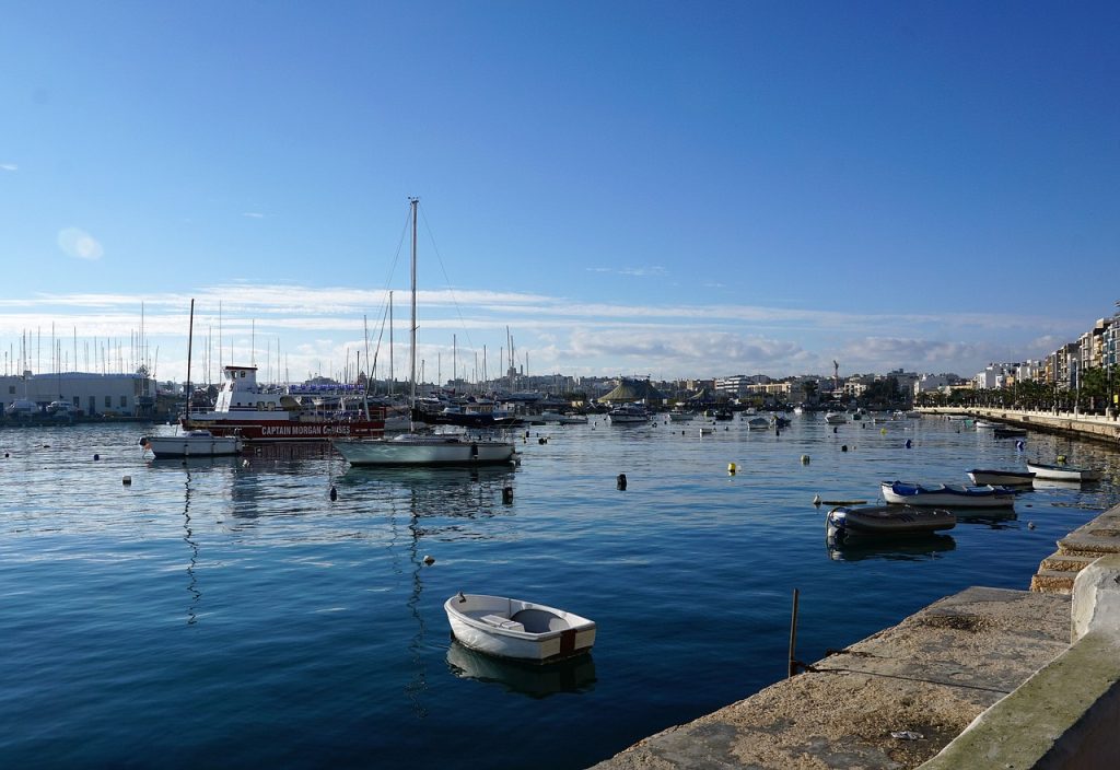 Malta Sea Sliema Blue 