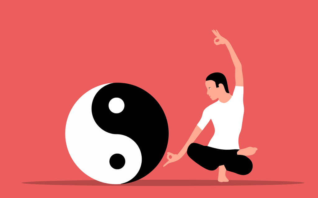 Yin And Yang Yoga Balance Man Zen - mohamed_hassan / Pixabay
